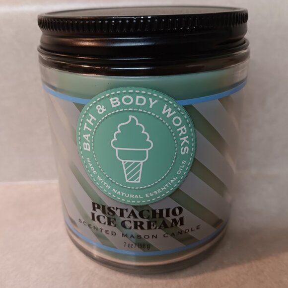 Bath and Body Works Pistachio Ice Cream and White Barn Champagne Toast NEW!!! - Picture 2 of 5